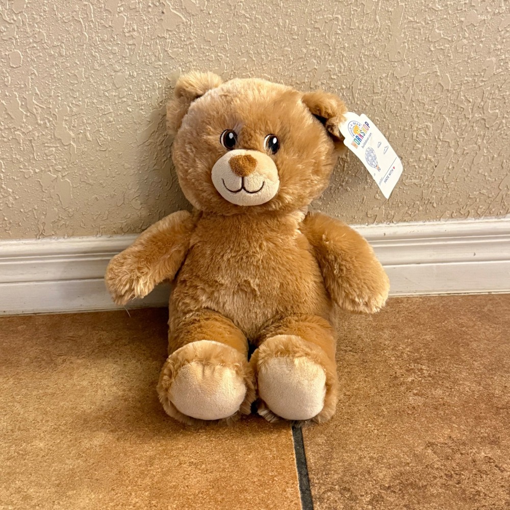 Build-A-Bear Workshop Lil Brownie Teddy Bear Plush Stuffed Animal Tan 027231